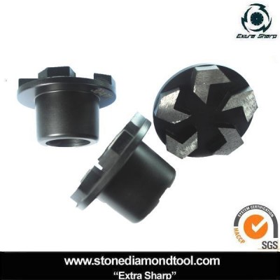 Diamond Arrow Segment Grinding Plug/Sti Grinder Metal Pad